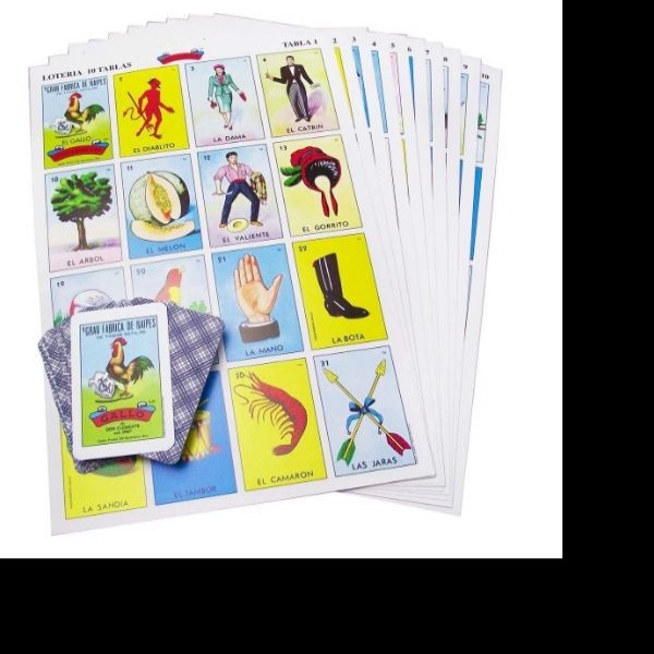 JGO. DE LOTERIA CLASICA JUMBO C10 TABLEROS C.50